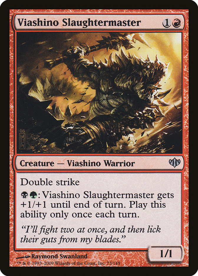 Viashino Slaughtermaster [Conflux] | Chromatic Games