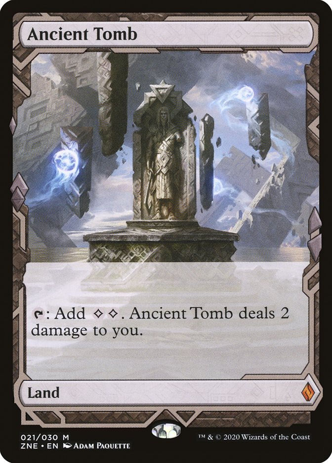 Ancient Tomb (Expeditions) [Zendikar Rising Expeditions] | Chromatic Games