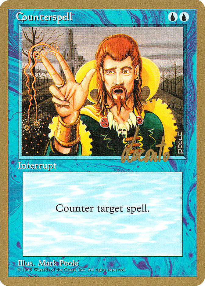 Counterspell (Michael Loconto) [Pro Tour Collector Set] | Chromatic Games