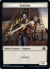 Elemental // Vampire Double-Sided Token [Double Masters 2022 Tokens] | Chromatic Games