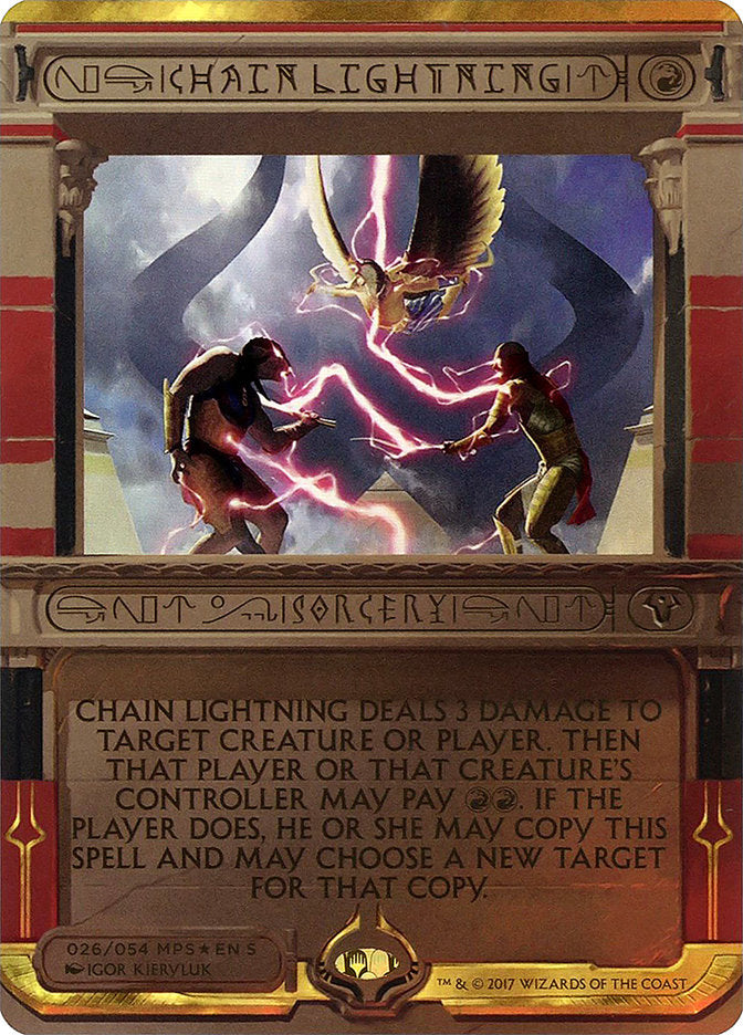 Chain Lightning (Invocation) [Amonkhet Invocations] | Chromatic Games