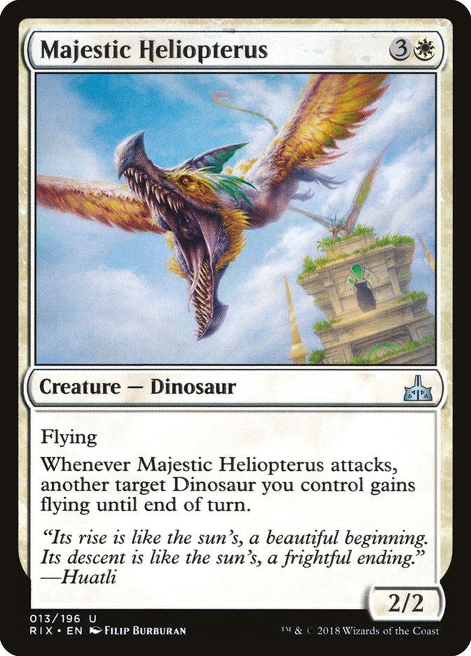 Majestic Heliopterus [Rivals of Ixalan] | Chromatic Games