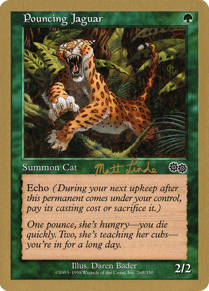 Pouncing Jaguar (Matt Linde) [World Championship Decks 1999] | Chromatic Games