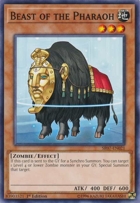 Beast of the Pharaoh [SR07-EN021] Common | Chromatic Games