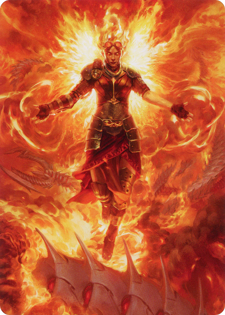 Chandra, Hope's Beacon Art Card [March of the Machine Art Series] | Chromatic Games