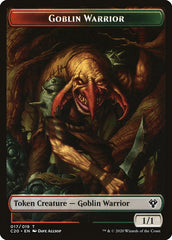 Drake // Goblin Warrior Double-Sided Token [Commander 2020 Tokens] | Chromatic Games