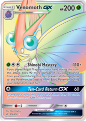 Venomoth GX (216/214) [Sun & Moon: Unbroken Bonds] | Chromatic Games