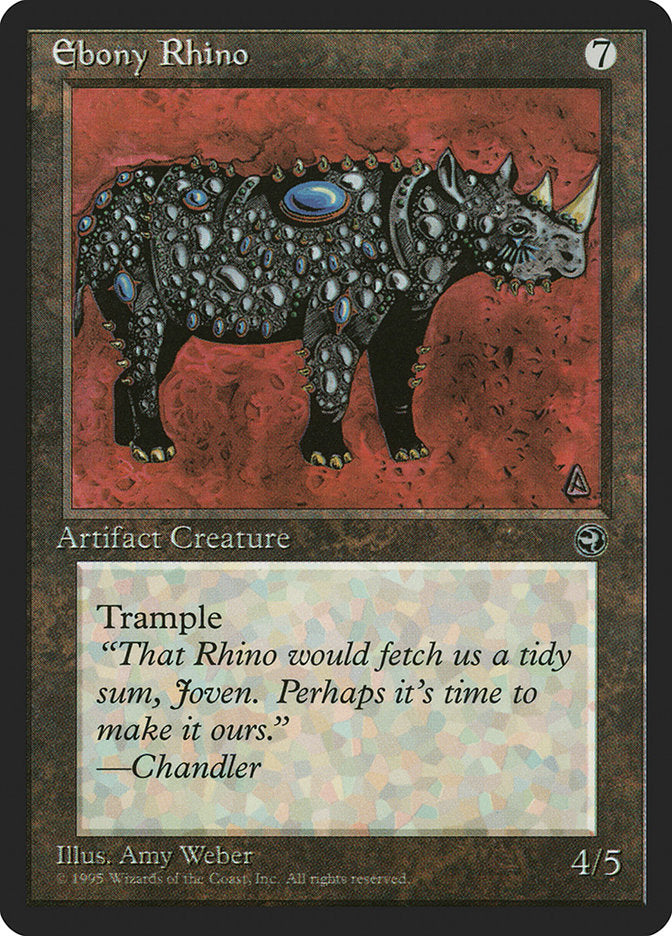 Ebony Rhino [Homelands] | Chromatic Games