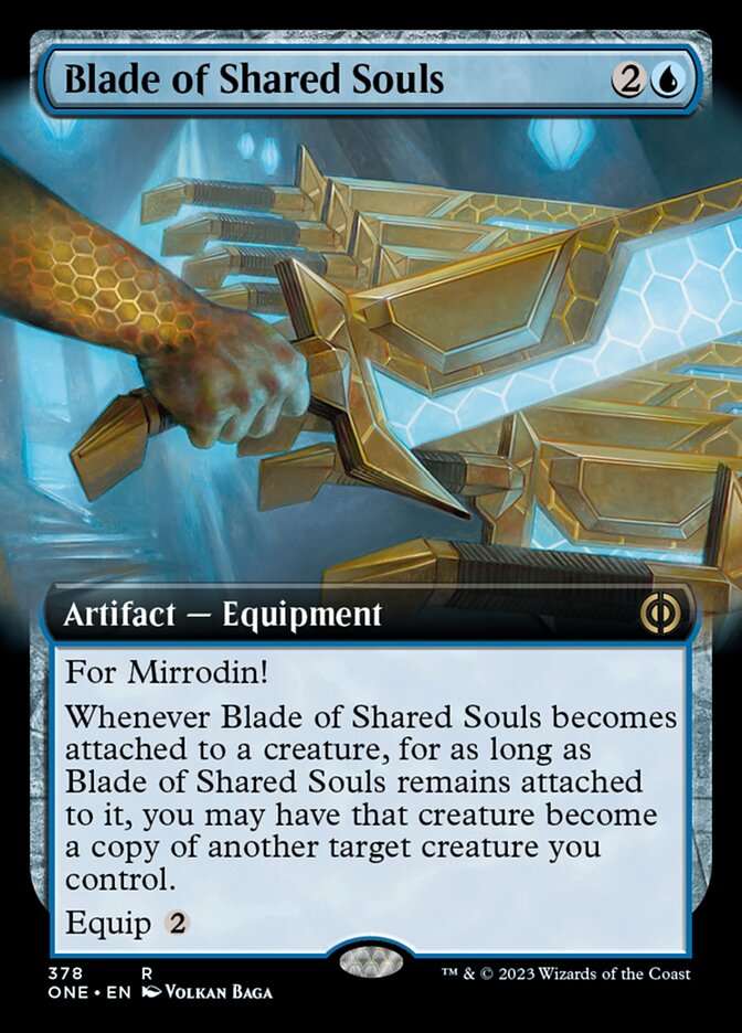 Blade of Shared Souls (Extended Art) [Phyrexia: All Will Be One] | Chromatic Games