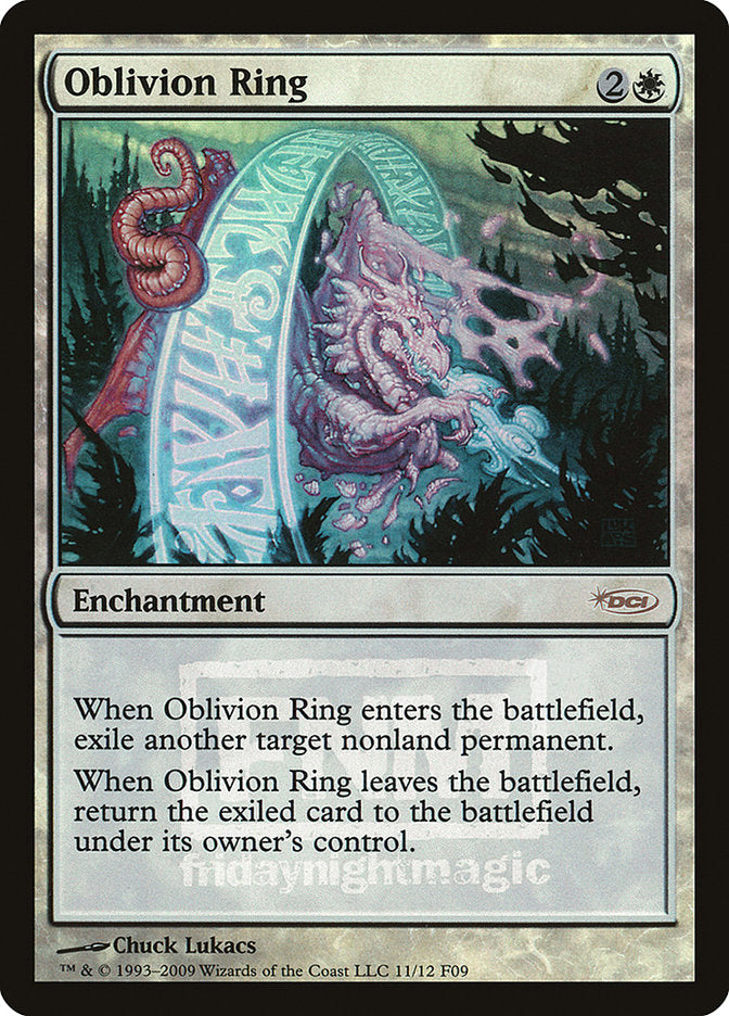 Oblivion Ring [Friday Night Magic 2009] | Chromatic Games