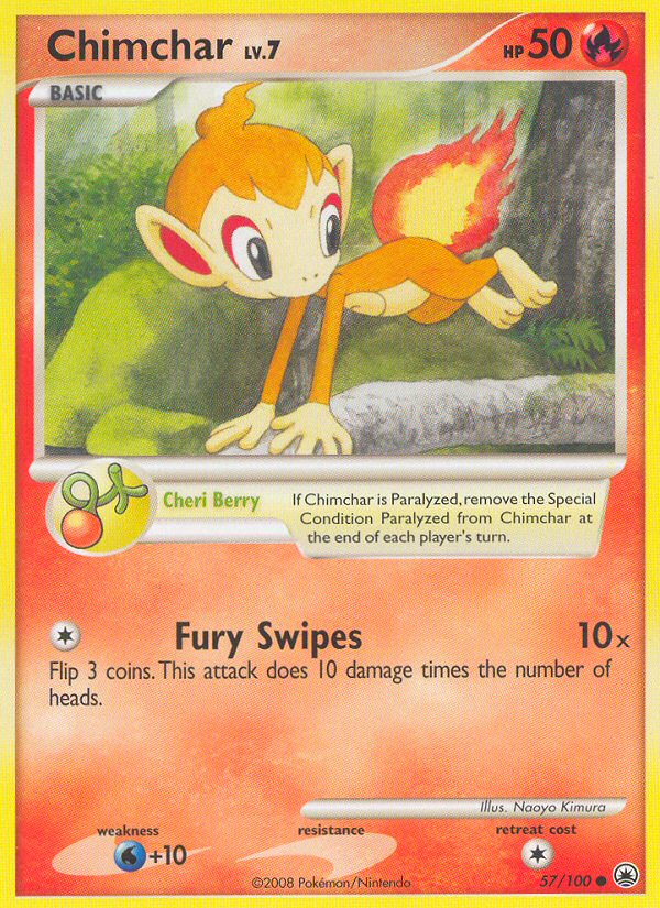 Chimchar (57/100) [Diamond & Pearl: Majestic Dawn] | Chromatic Games