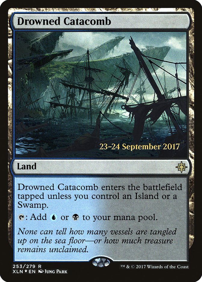 Drowned Catacomb [Ixalan Prerelease Promos] | Chromatic Games