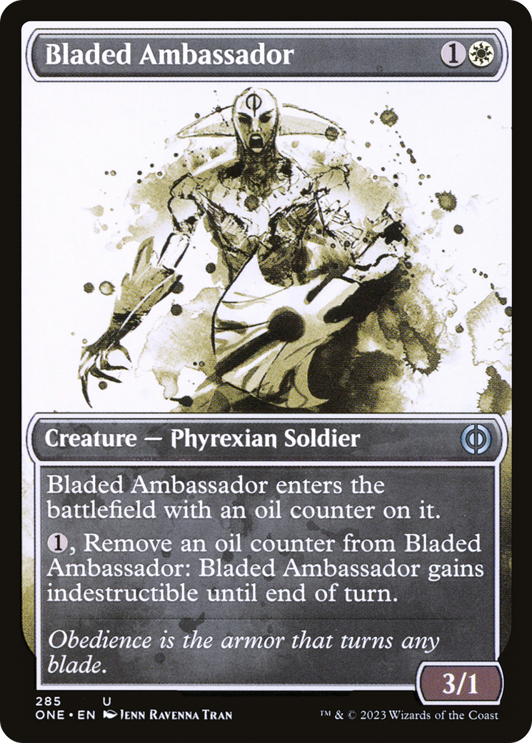 Bladed Ambassador (Showcase Ichor) [Phyrexia: All Will Be One] | Chromatic Games