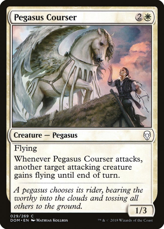 Pegasus Courser [Dominaria] | Chromatic Games