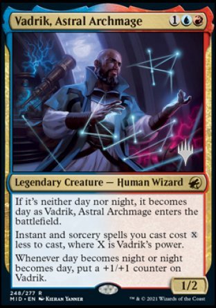 Vadrik, Astral Archmage (Promo Pack) [Innistrad: Midnight Hunt Promos] | Chromatic Games