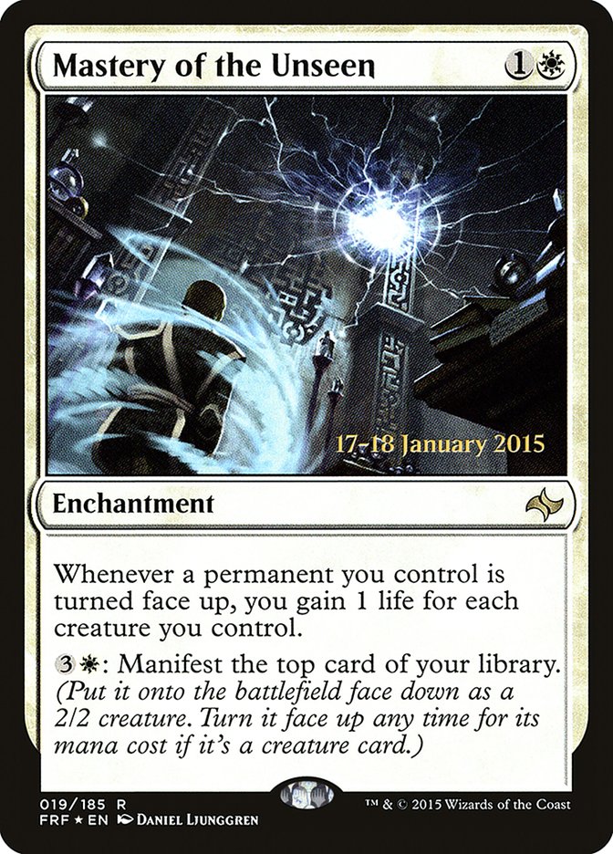 Mastery of the Unseen [Fate Reforged Prerelease Promos] | Chromatic Games