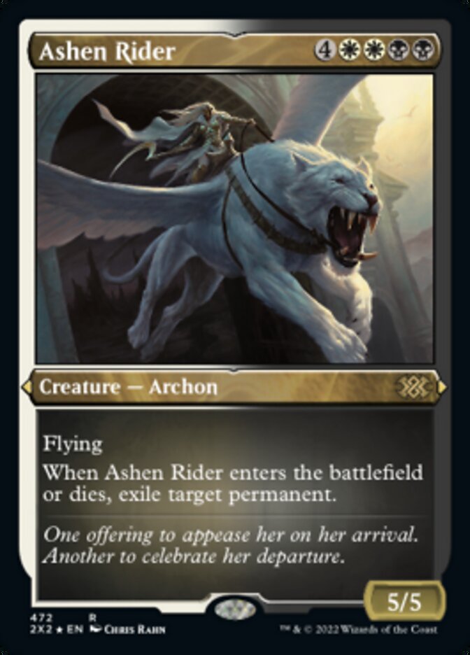 Ashen Rider (Foil Etched) [Double Masters 2022] | Chromatic Games