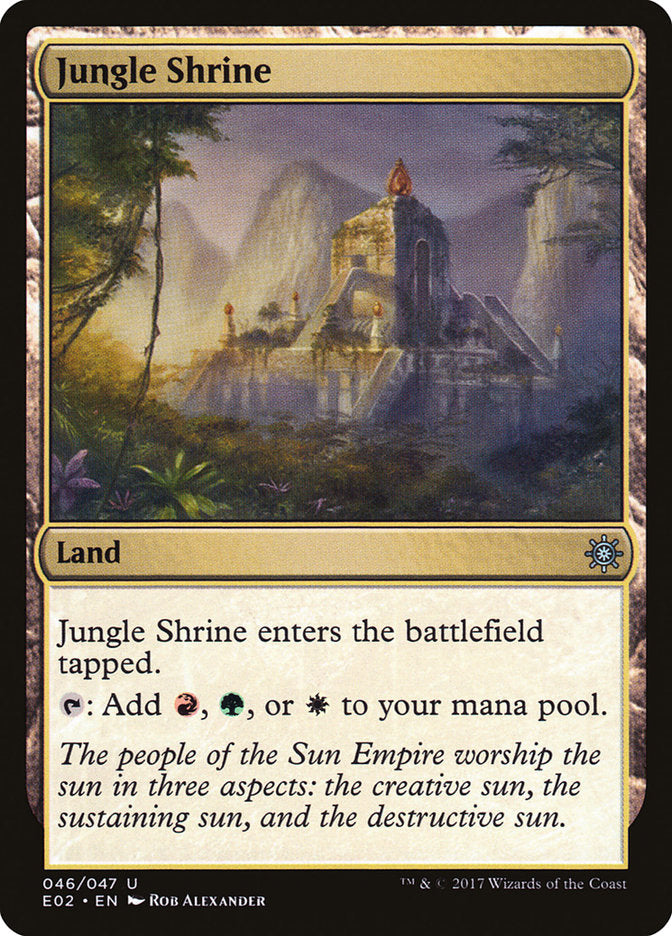 Jungle Shrine [Explorers of Ixalan] | Chromatic Games