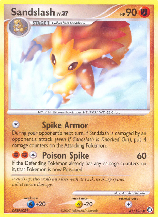 Sandslash (61/123) [Diamond & Pearl: Mysterious Treasures] | Chromatic Games