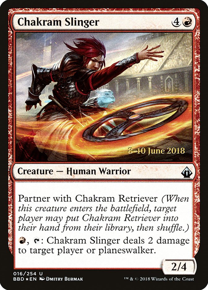 Chakram Slinger [Battlebond Prerelease Promos] | Chromatic Games