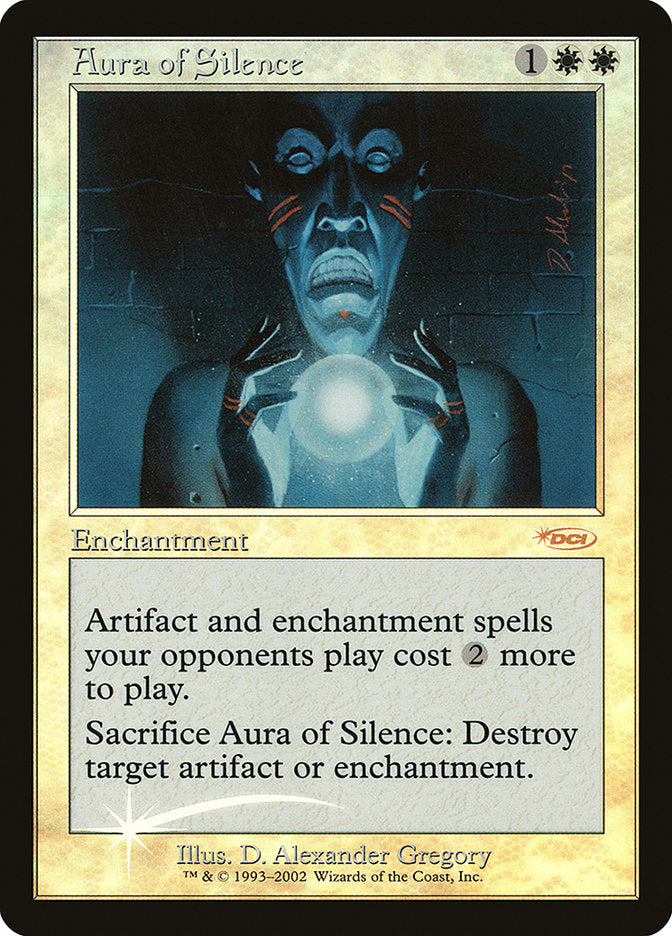 Aura of Silence [Friday Night Magic 2002] | Chromatic Games