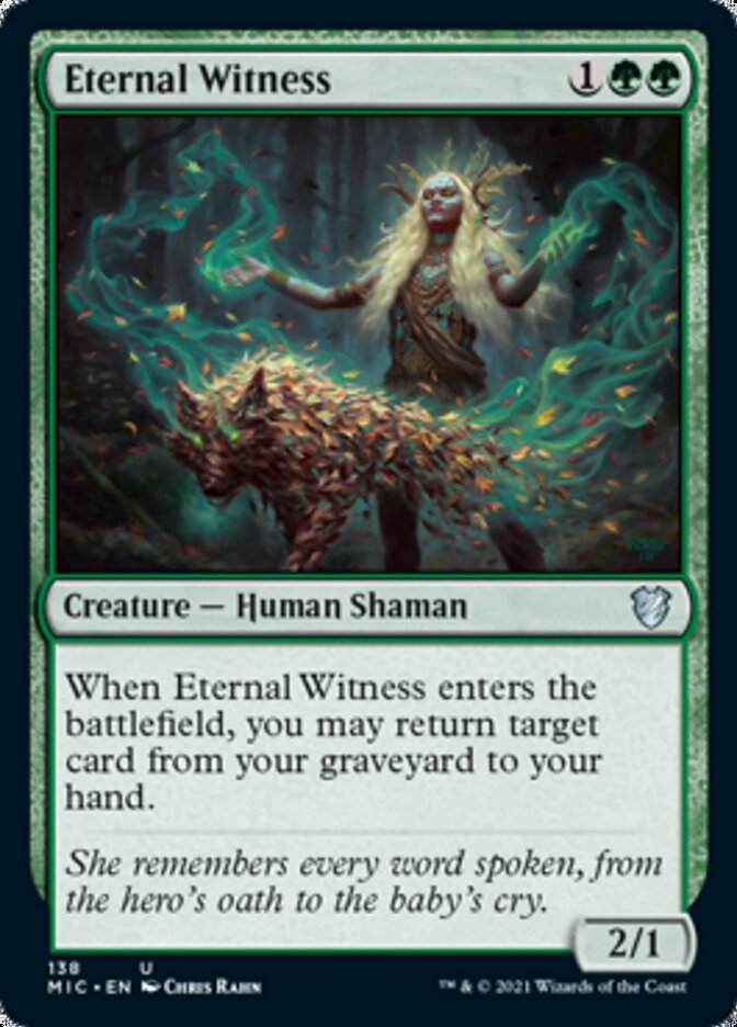 Eternal Witness [Innistrad: Midnight Hunt Commander] | Chromatic Games