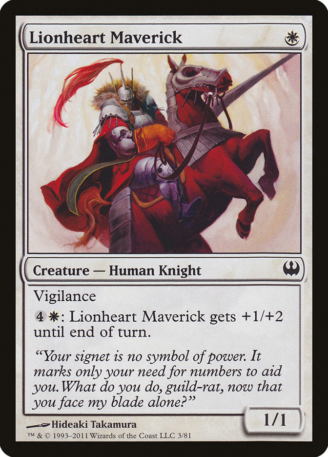 Lionheart Maverick [Duel Decks: Knights vs. Dragons] | Chromatic Games