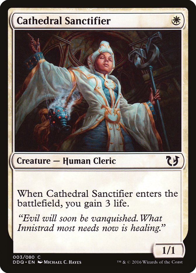 Cathedral Sanctifier [Duel Decks: Blessed vs. Cursed] | Chromatic Games