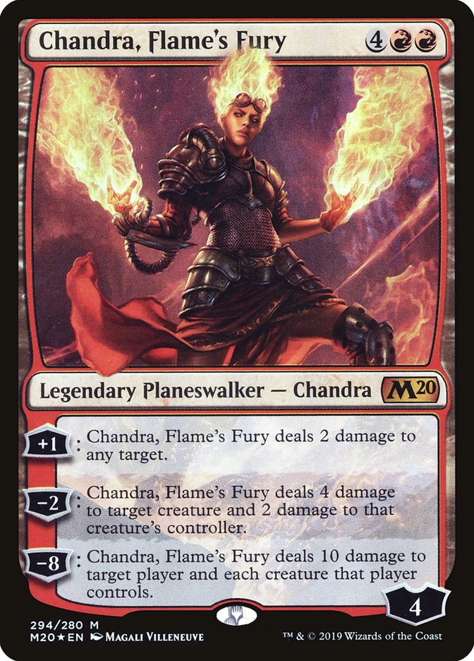 Chandra, Flame's Fury [Core Set 2020] | Chromatic Games