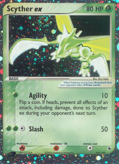 Scyther ex (102/109) [EX: Ruby & Sapphire] | Chromatic Games