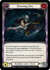 Drowning Dire (Yellow) [EVR111] (Everfest)  1st Edition Rainbow Foil | Chromatic Games