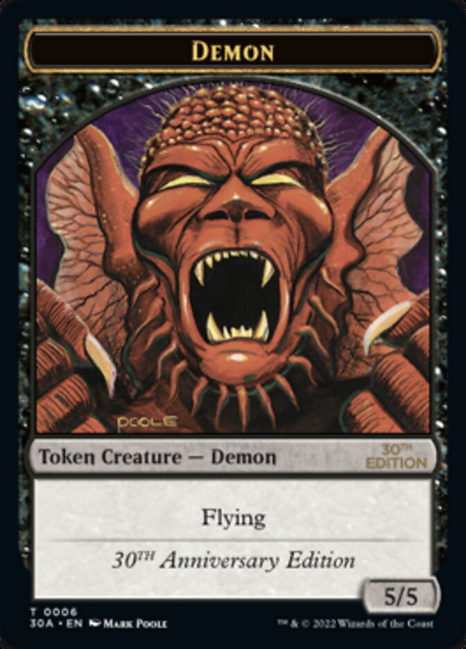 Demon Token [30th Anniversary Tokens] | Chromatic Games