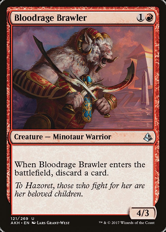 Bloodrage Brawler [Amonkhet] | Chromatic Games