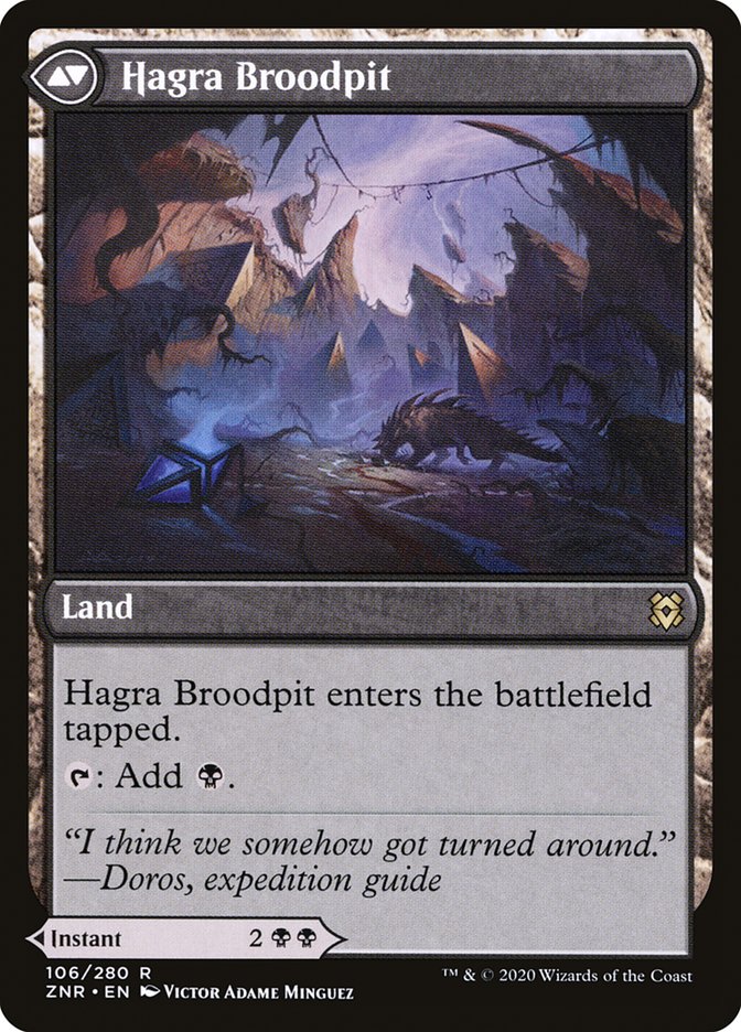 Hagra Mauling // Hagra Broodpit [Zendikar Rising] | Chromatic Games