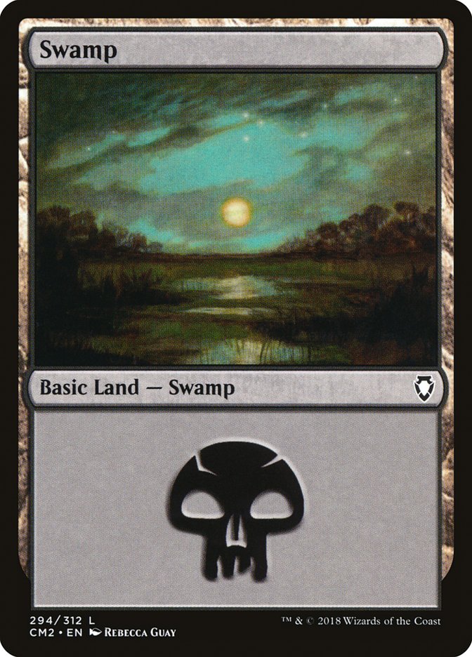 Swamp (294) [Commander Anthology Volume II] | Chromatic Games