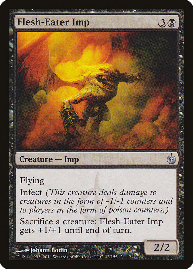 Flesh-Eater Imp [Mirrodin Besieged] | Chromatic Games