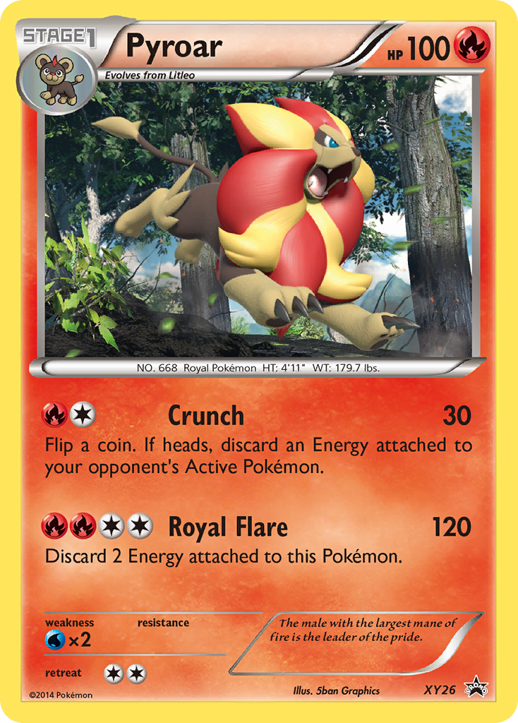 Pyroar [XY Black Star Promos] | Chromatic Games