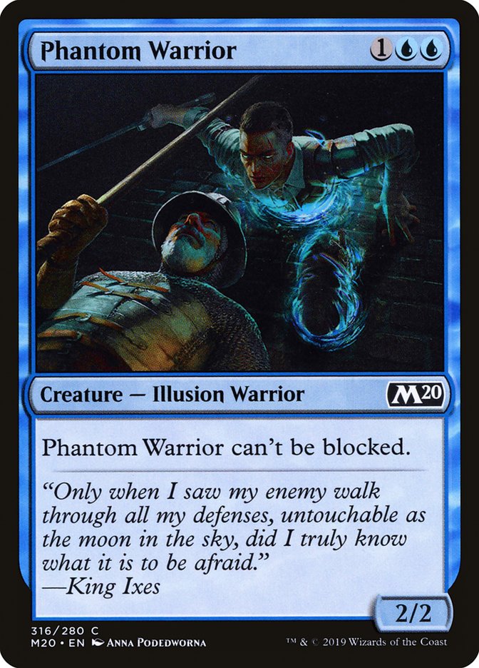 Phantom Warrior [Core Set 2020] | Chromatic Games