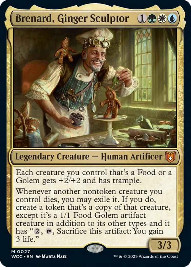 Brenard, Ginger Sculptor [Wilds of Eldraine Commander] | Chromatic Games