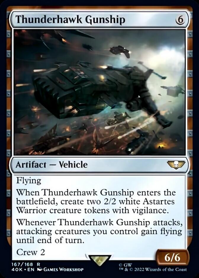 Thunderhawk Gunship (Surge Foil) [Warhammer 40,000] | Chromatic Games