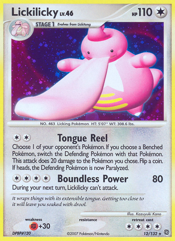 Lickilicky (12/132) [Diamond & Pearl: Secret Wonders] | Chromatic Games