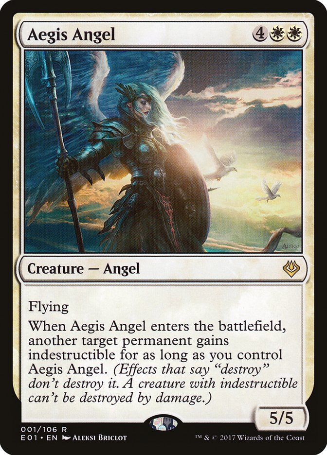 Aegis Angel [Archenemy: Nicol Bolas] | Chromatic Games