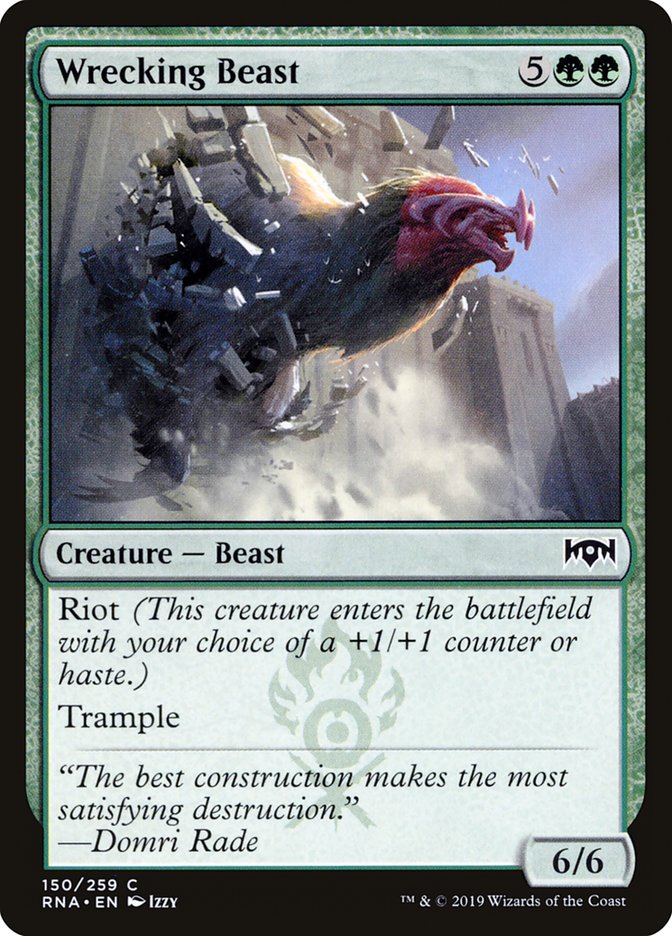 Wrecking Beast [Ravnica Allegiance] | Chromatic Games