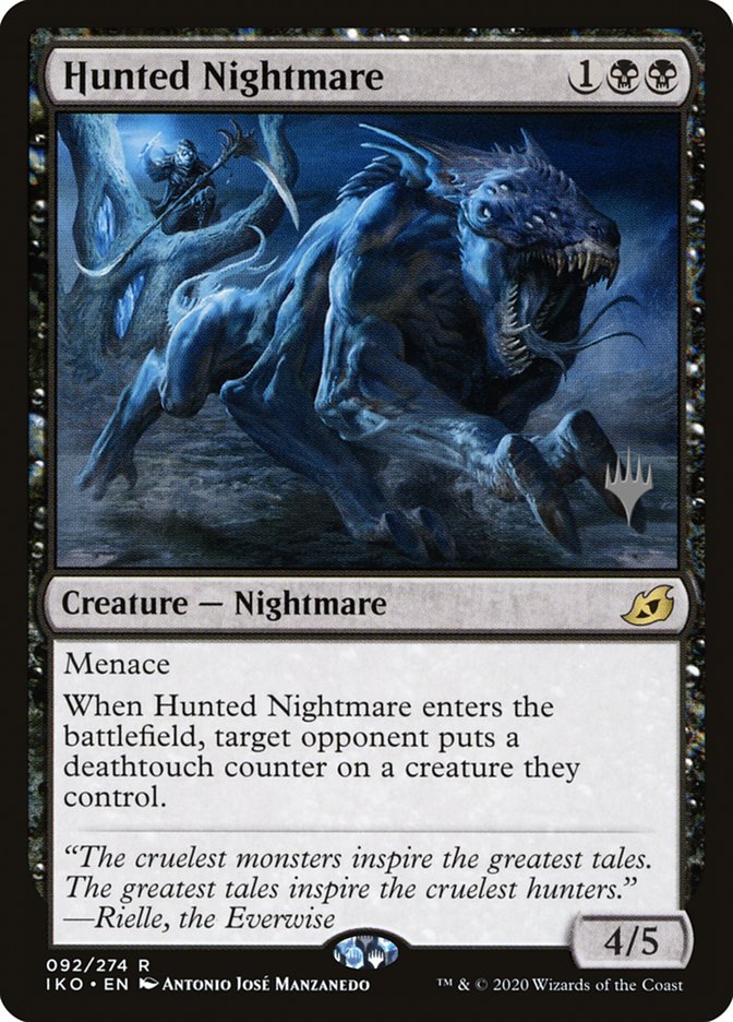 Hunted Nightmare (Promo Pack) [Ikoria: Lair of Behemoths Promos] | Chromatic Games