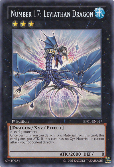 Number 17: Leviathan Dragon [BP01-EN027] Rare | Chromatic Games