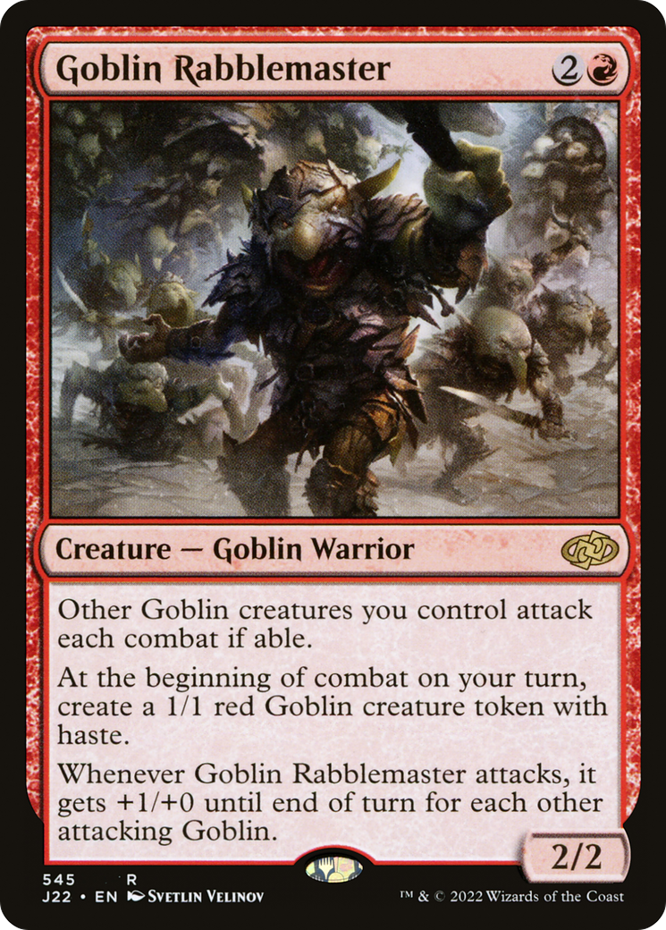 Goblin Rabblemaster [Jumpstart 2022] | Chromatic Games