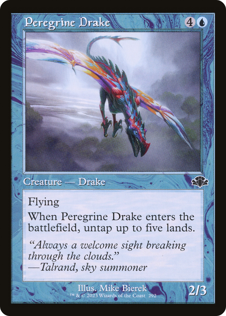 Peregrine Drake (Retro) [Dominaria Remastered] | Chromatic Games