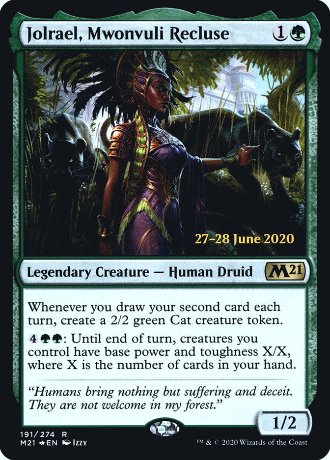 Jolrael, Mwonvuli Recluse [Core Set 2021 Prerelease Promos] | Chromatic Games