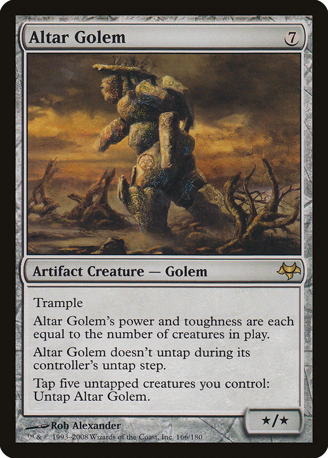 Altar Golem [Eventide] | Chromatic Games