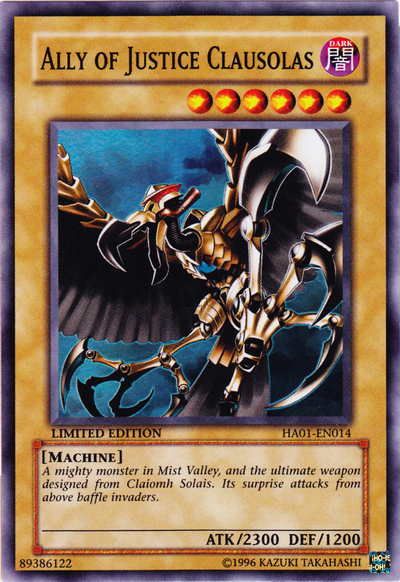 Ally of Justice Clausolas [HA01-EN014] Super Rare | Chromatic Games